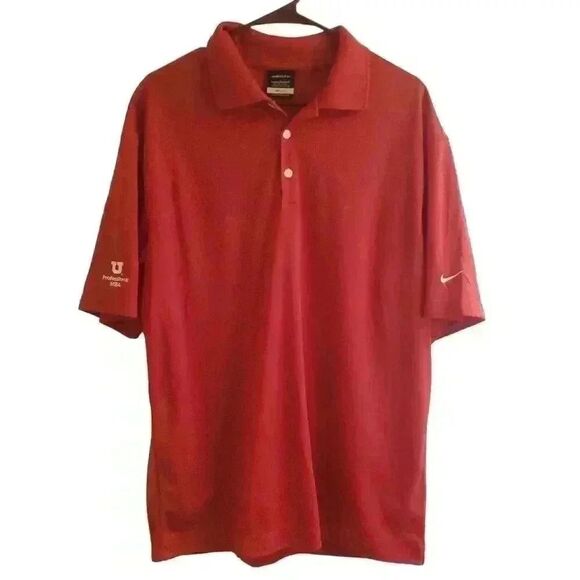 Nike Other - Nike Golf Men's Red Wicking Polo Shirt